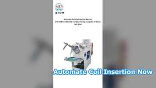 Automatische Spuleneinlegemaschine für Motoren